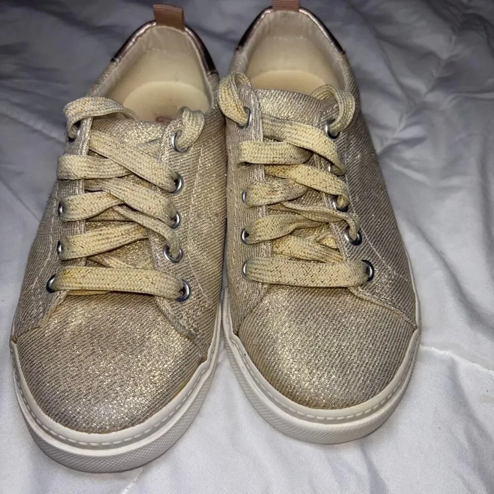 Gymboree Gold and Cream Trainers